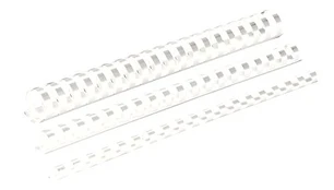 Įrišimo spiralės plastikinės FELLOWES 28mm, balta įp.50