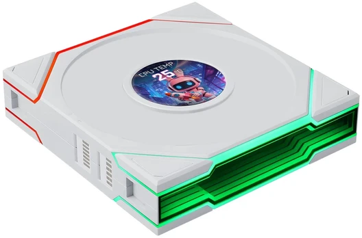 Lian Li UNI FAN TL120 LCD FLEX Wireless ARGB Reverse baltas | Gehäuselüfter