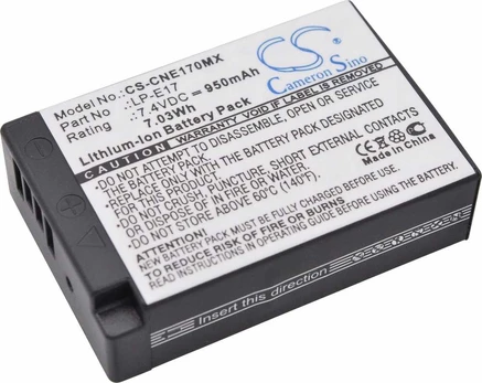 Akumuliatorius Cameron Sino Akumuliatorius Bateria Lp-e17 / Lc-e17 / Lc-e17c Do Canon Eos / Cs-cne170mx