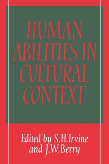 Human Abilities in Cultural Context