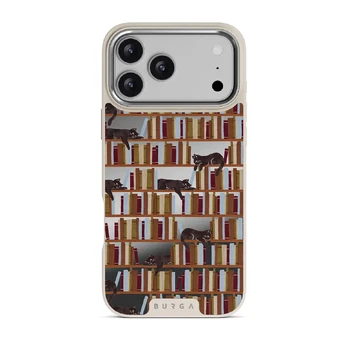 Ex Libris - iPhone 17 Pro Max Case, Elite Mirror Light (MagSafe) / Silver