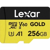 Lexar Pro Gold MicroSDXC USHII R280/W180 256GB kaina