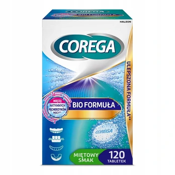 COREGA_Bio Formula tabletės dantų protezams, 120 vnt.