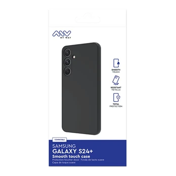My Way Samsung Galaxy S24+ Smoothie TPU dėklas Black