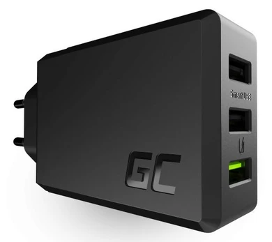 Adapteris Green Cell ChargeSource 3, Europlug, juoda, 30 W