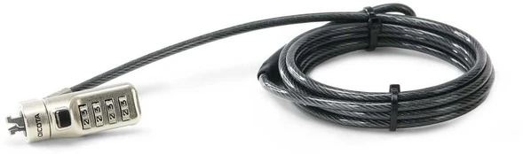 DICOTA Security Cable N-Lock combination resettable 2.5x6mm slot single