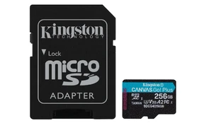 KINGSTON 256GB Micro SDXC + Adapteris kaina