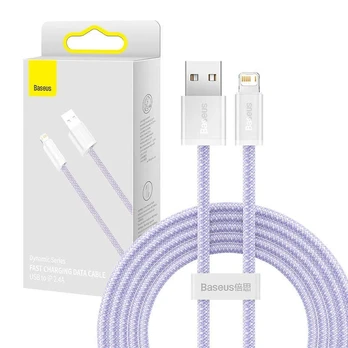 "Baseus Dynamic" kabelis USB-Lightning, 2,4 A, 2 m (violetinės spalvos)