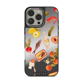 Al Fresco - iPhone 16 Pro Case, Elite Mirror Dark (MagSafe) / Silver