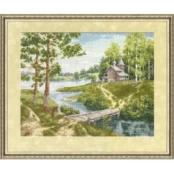 Chapel near the river S/VM014 kaina