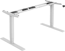 Elfen Ergodesk Basic II elektrinio stalo rėmas, baltas kaina