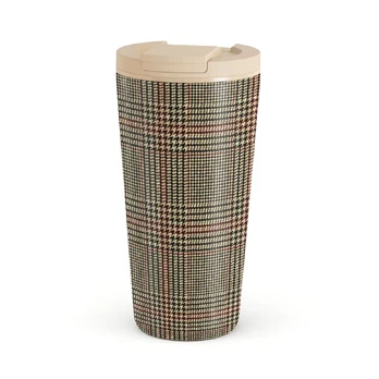Favorite Coat - Plaid Travel Mug, 500 ml / Flap