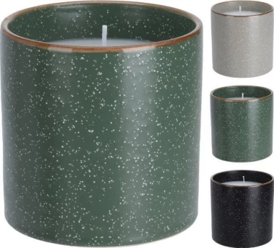 Žvakė indelyje REACTIVE GLAZE, įvairių sp., 10 cm