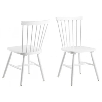 Riano dining chair, Seat birch white, Base birch white, 2-Pack