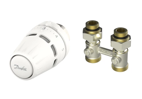 Danfoss Rinkinys 2-elementowy Regus M30x1.5 + RLV-KB 1/2" prosty