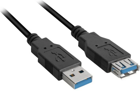 Sharkoon Kabelis USB 3.0 Verlängerung 2,0m juodas