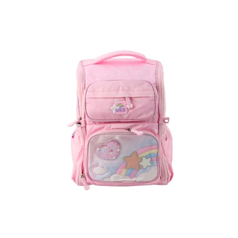 Lean Unicorn School Backpack Chest Strap Rožinė 20L