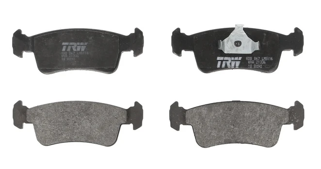 TRW GDB867 Brake pad set