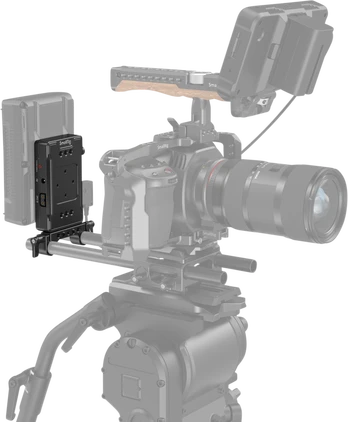 SmallRig 3498 Baterija Adapteris Plate V-Mount (Basic Version) with Dual Rod Clamp