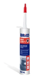 Hermetikas Briko 1200 °C, 300 ml, juoda kaina