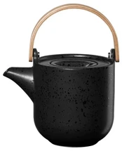 Asa Selection Coppa Kuro Teapot with Wooden Handle, 600 ml