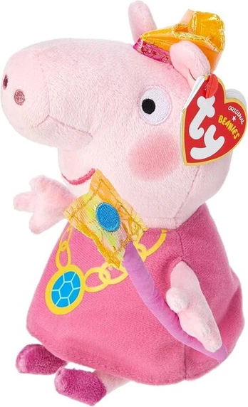 Peppa Pig princesė Peppa pliušinis žaislas, 18 cm