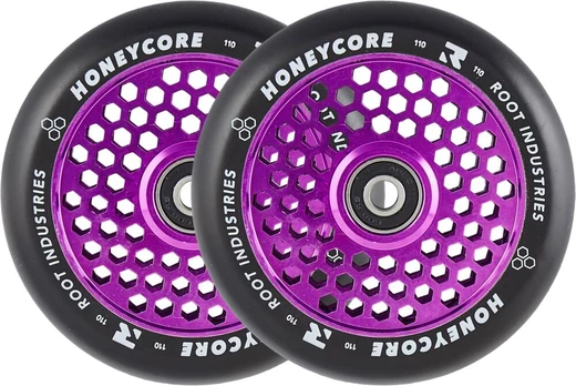Root Honeycore juodi 110 mm 2 vnt Pro paspirtuko ratai