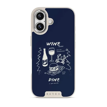 Wine & Dine - iPhone 17 Case, Elite Light (MagSafe) / Silver