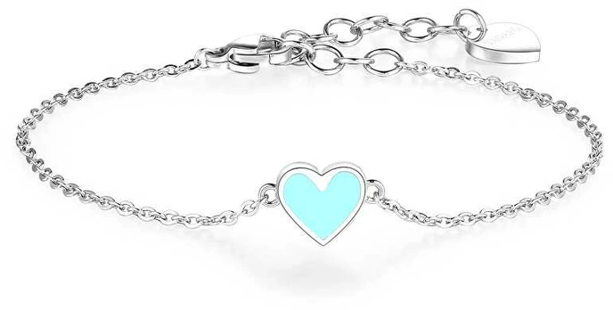 Sagapo Steel bracelet with heart Click SCK12