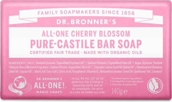Dr. Bronner’s Dr. Bronner's - Bar Soap Cherry Blossom 140 g