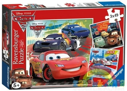 Ravensburger Disney Cars 2 Jigsaw Puzzle (3 x 49 Pieces)