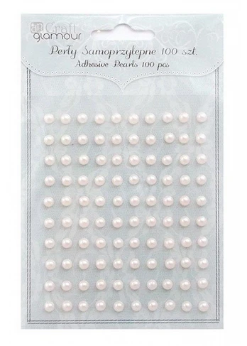 Lipnūs perlai 5mm 100vnt.CREAM