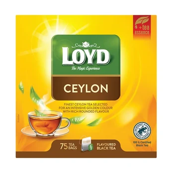 Juodosios arbatos gėrimas LOYD CEYLON, 75 x 2 g