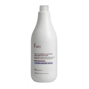 Kezy Macadamia + Hyaluronic Acid Conditioner Regeneruojantis plaukų kondicionierius, 1000ml
