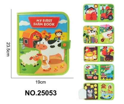 Sensory Book for Young Children Farm
