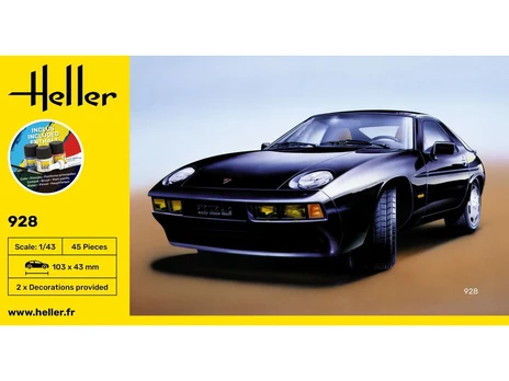 Heller - Porsche 928 Dovanų komplektas, 1/43, 56149