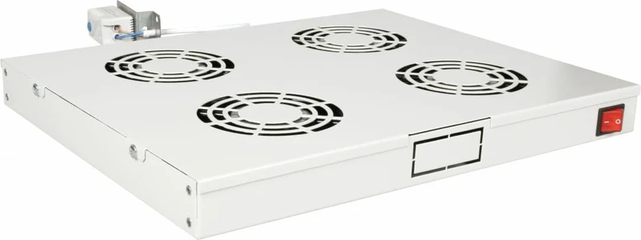 Equip Cooling Fans 19', 1U, 4FANS, RAL7035 Grey