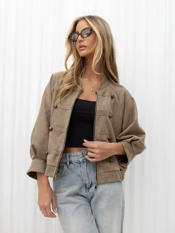 Italy Moda Striukė-MI-KR-3546.01-ciemny bezowy