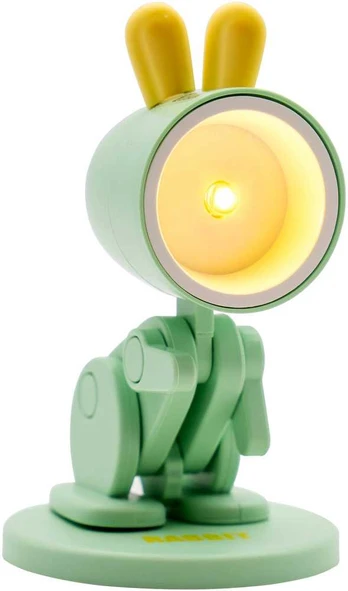 RealPower LED-Tier Taschenlampe Grenn rabbit mit Sockel