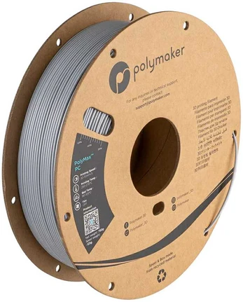 Polymaker Filament Polimaker PolyMax PC 1.75 mm 0.75 kg - pilka