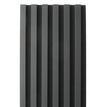 Akustinė dailylentė 6L Uni, juodos spalvos, 265 x 30 cm