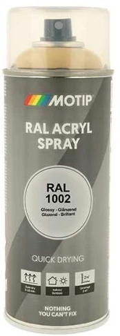 Motip Ral 1002 high gloss sand yellow