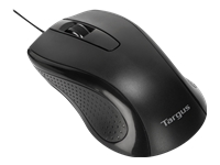 "Targus" AMU81AMGL, Ambidextrous, optinis, USB Type-A, 1000 DPI, juodas