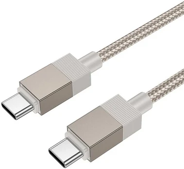 HOCO cable Type C to Type C 3A 60W X110 1 m auksinis