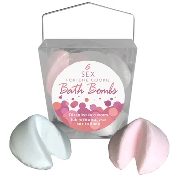 Kheper Games Bath Bomb Set Fortune Cookie Vanilla & Strawberry 6pcs
