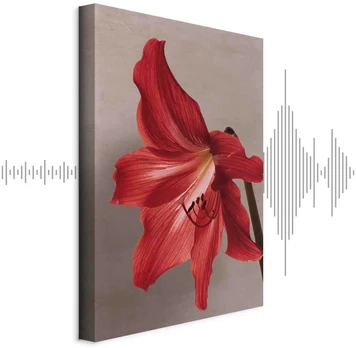 Artgeist Paveikslas - Raudona Flower (1 Part) Vertical