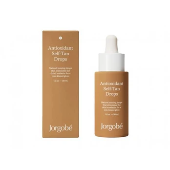 Jorgobé Antioxidant Self Tan Drops Savaiminio įdegio serumas, 30ml