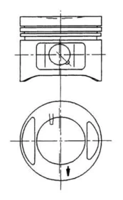 Stūmoklis KOLBENSCHMIDT 94910700 kaina