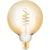 LED stiklinė lempa E27 4W gintarinė Ø 12,5 cm