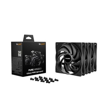CASE FAN 120MM PURE WINGS 3/PWM HS 3-PACK BL140 BE QUIET